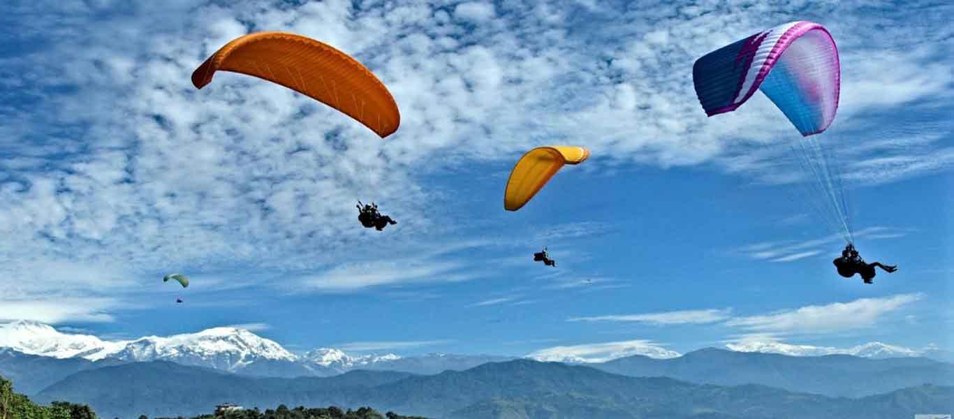 Paragliding in Nepal 
