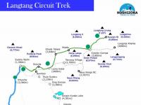 Map of Langtang Circuit Trek